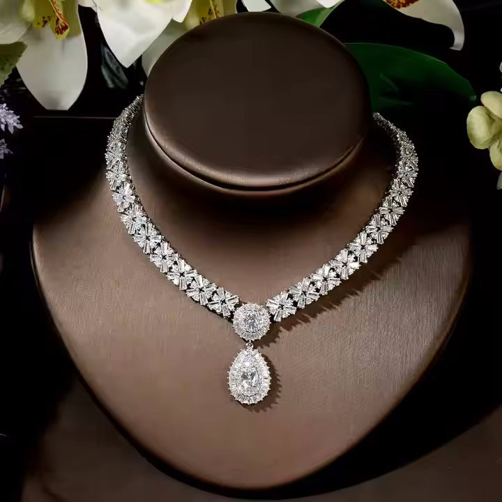 Celestial Jewelry Set: Earrings & Necklace