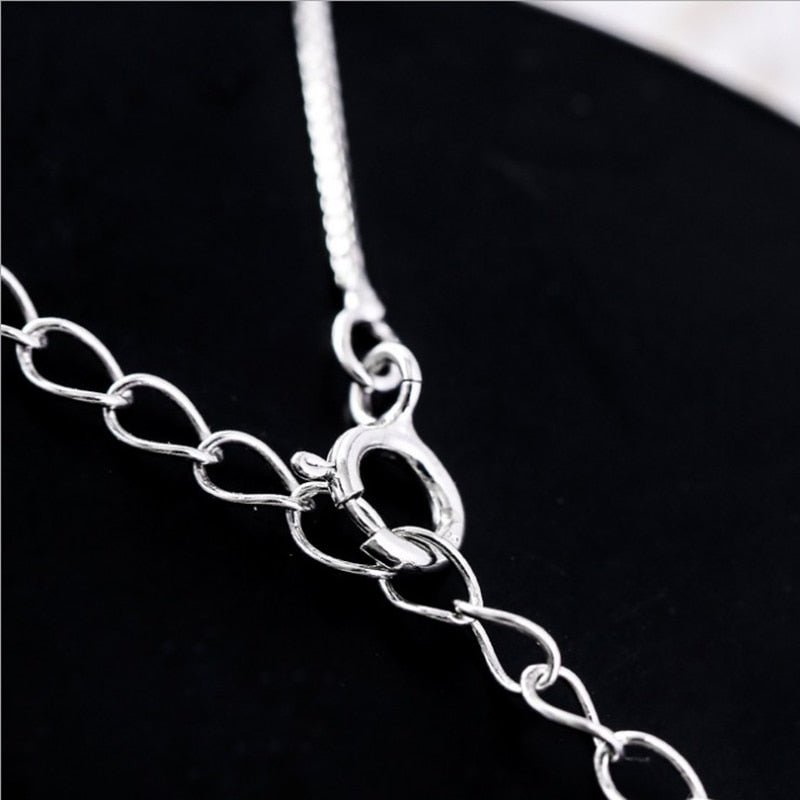 Crescent Moon & Cat Elegant Necklace
