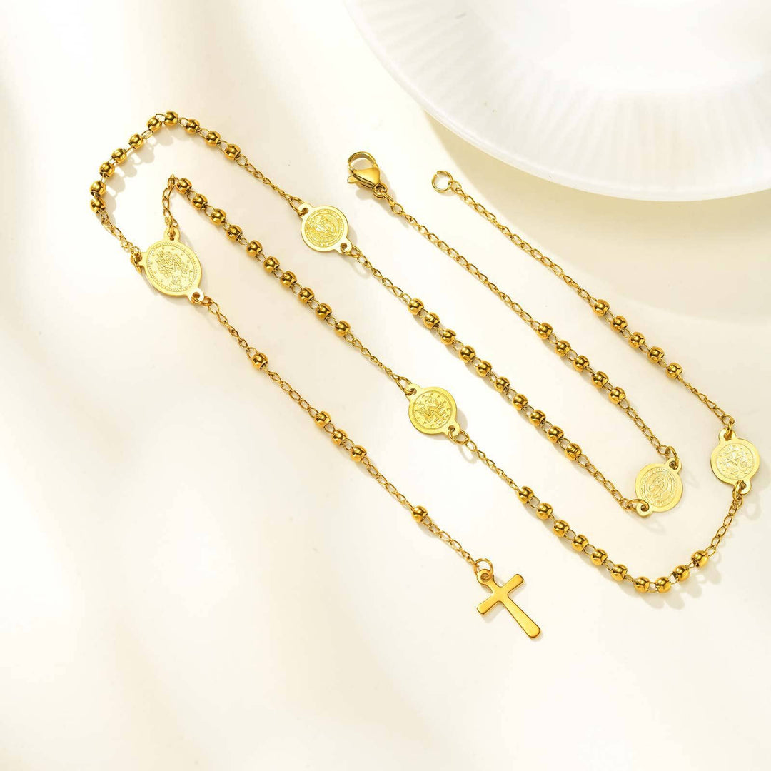 Vintage Mary's Prayer Necklace