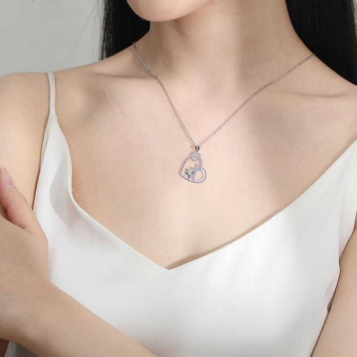 Heart-Inlay Necklace