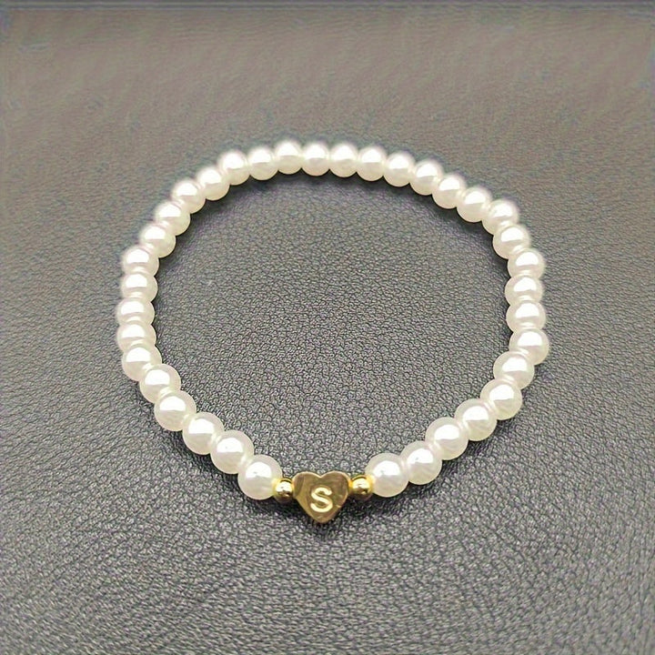 Charming Initial Heart Bracelet
