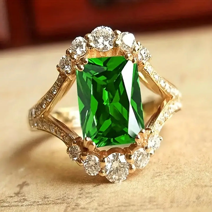 Celestial Emerald Ring" can be rewritten as "Starlit Emerald Ring.