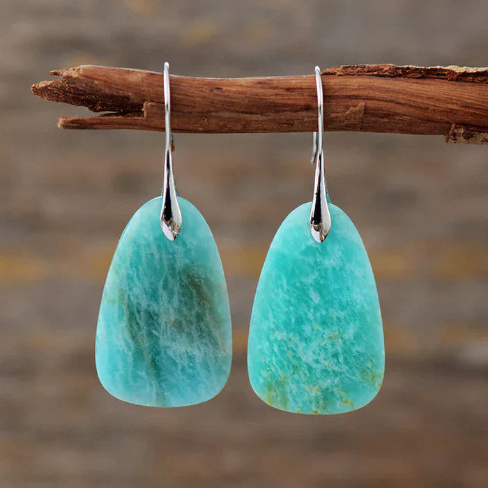 Classic Turquoise Stone Earrings