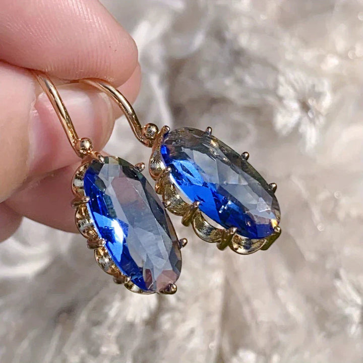 Sky Flower Gold Earrings