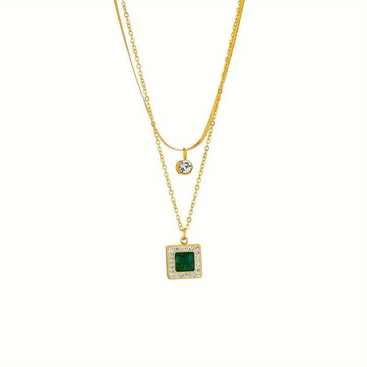 Emerald Tirena Necklace