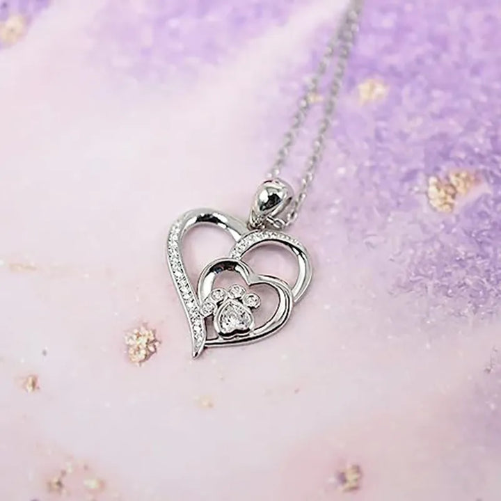 Cat Paw Heart Collar