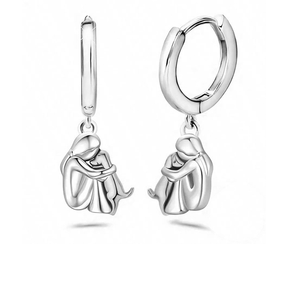 Hug Pendant Necklace with Bonus Earrings – Limited Time Offer!