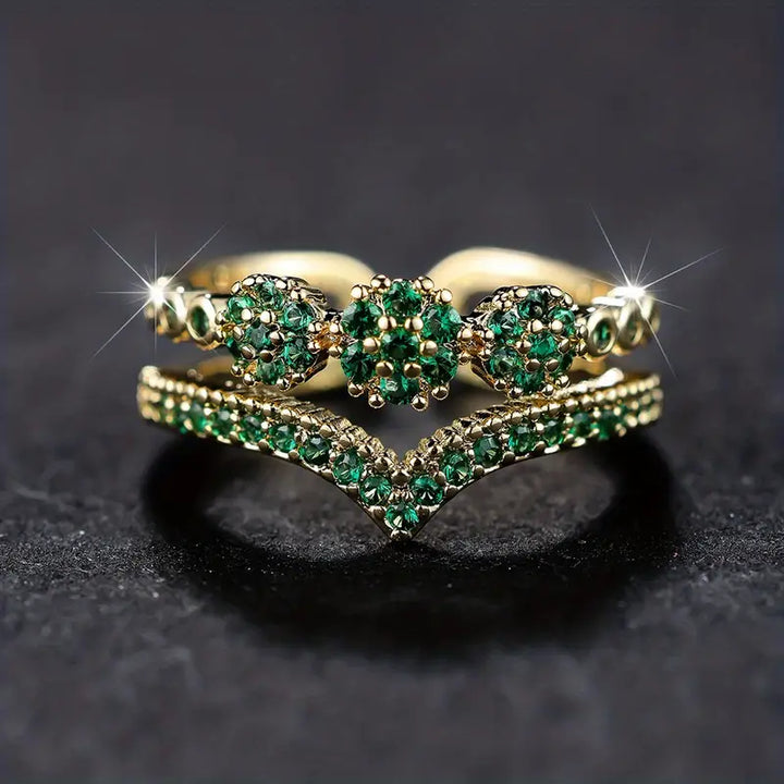 Emerald Mystery Ring