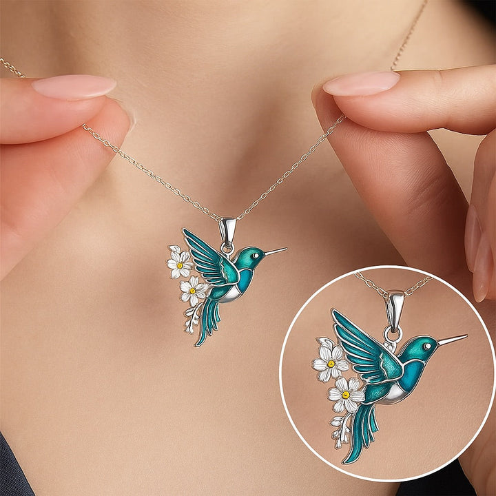 Vibrant Bird Necklace