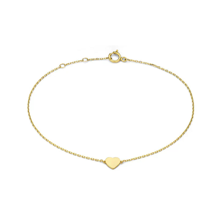 Oriana Gold Heart Bracelet