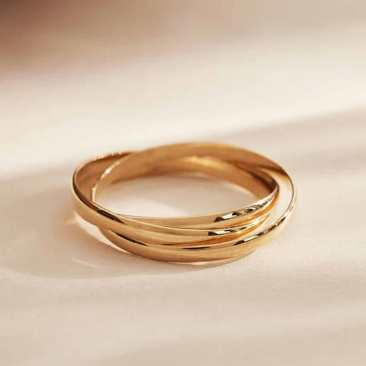 Léna Gold Trielle Ring