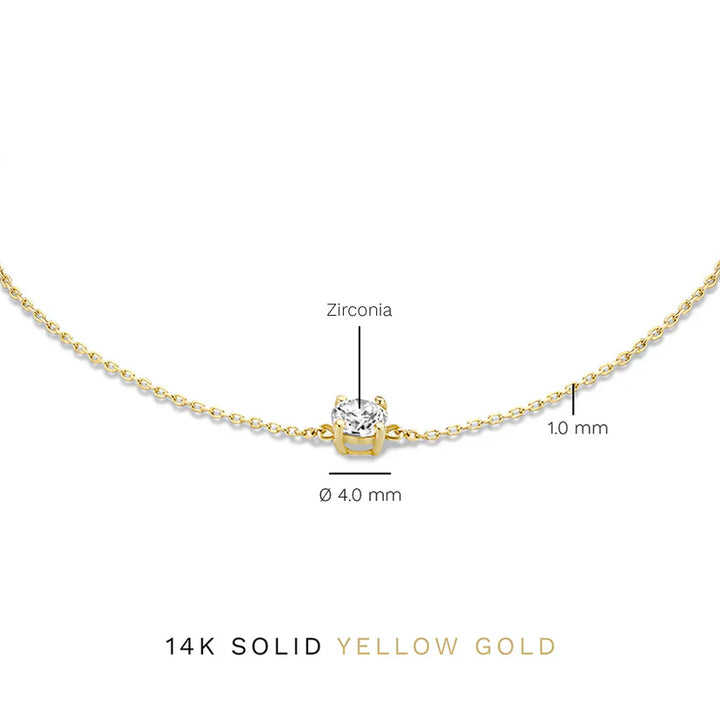 Cléa Gold Moissanite Bracelet