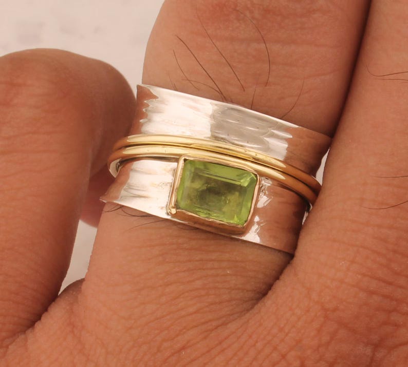 Natural Gemstone Ring" can be rewritten as "Genuine Gemstone Ring.