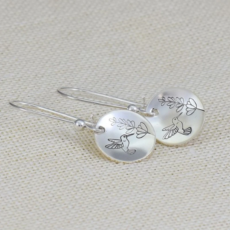 Charming Vintage Bird Earrings
