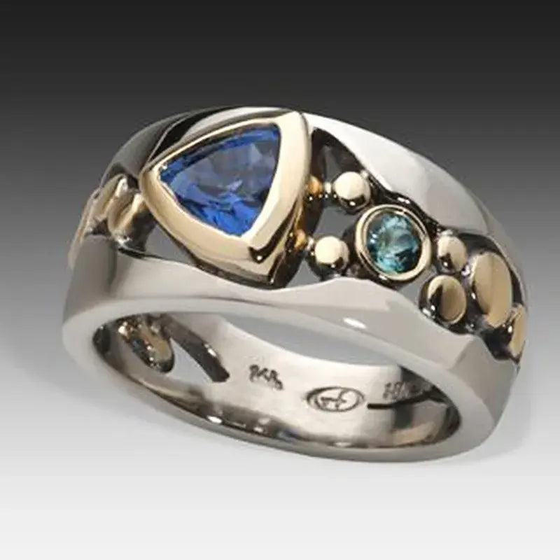 Retro Blue Ring