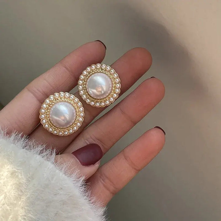 Sparkling Pearl Elegance Earrings