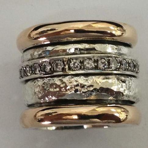 Bold Vintage Gold Band