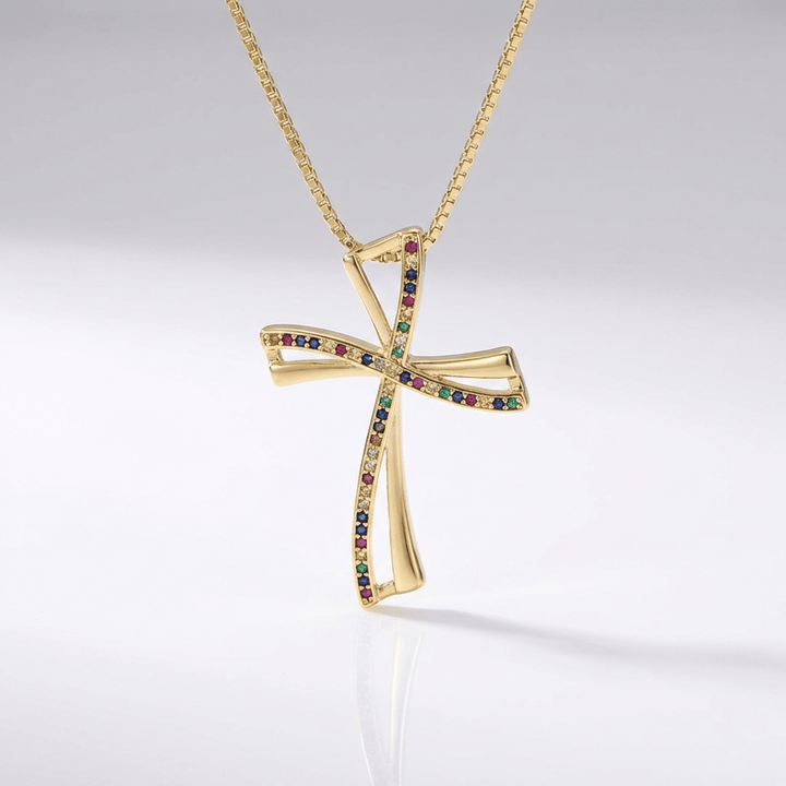 Vibrant Zircon Gem Necklace