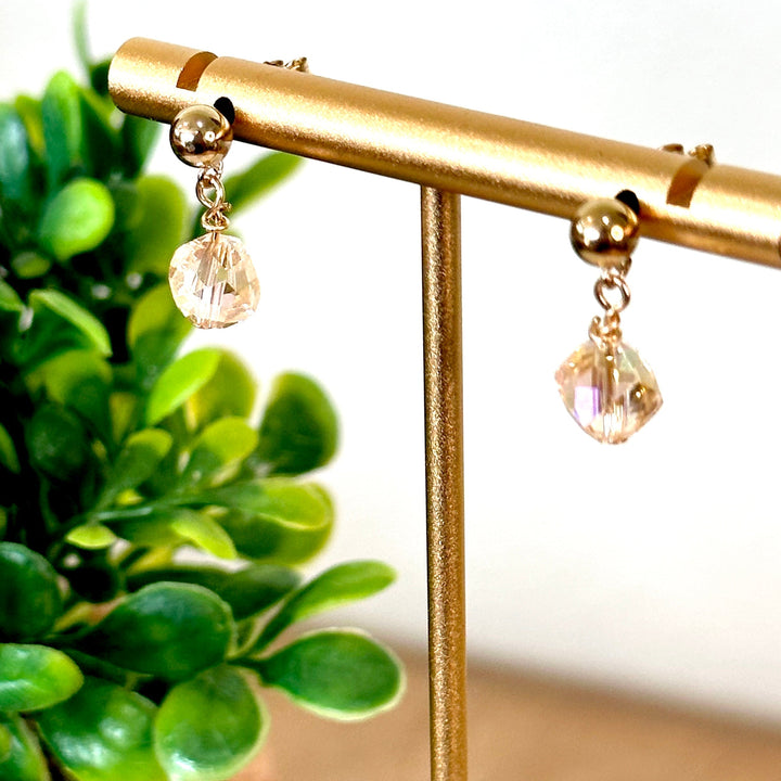 Gold Delicate Liana Drop Earrings