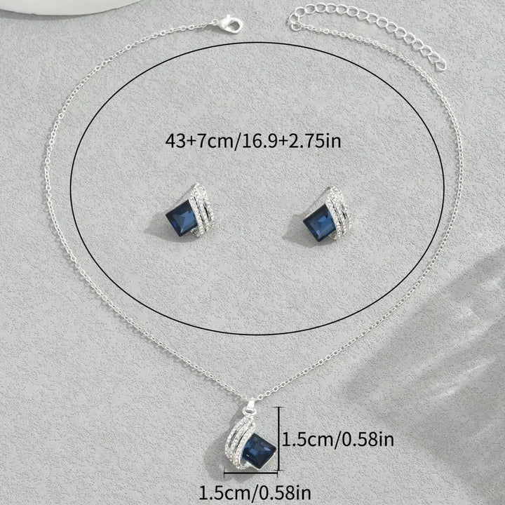 Celestial Blue Aurora Jewelry Collection