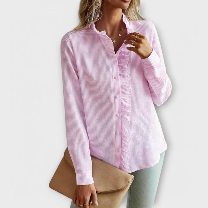 Lily - Elegant Long Sleeve Blouse