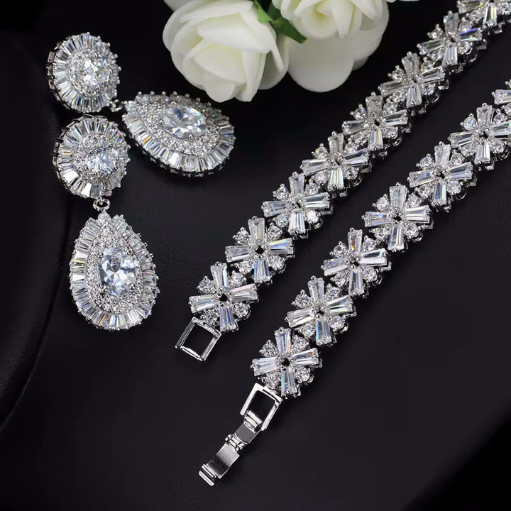 Celestial Jewelry Set: Earrings & Necklace