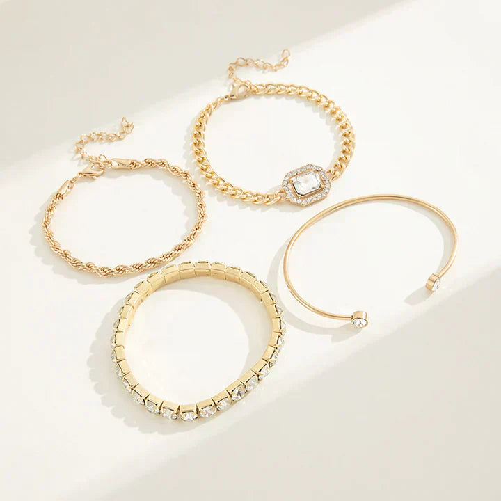 Isabella Castillo Gold Bracelet Set