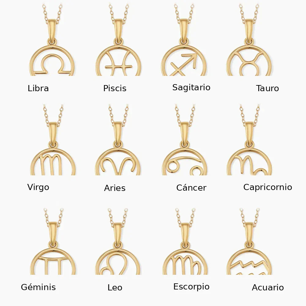 Gold Zodiac Sign Necklace